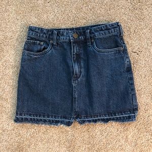 Free People Jean Skirt